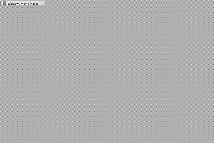 Интерфейс Windows Movie Maker