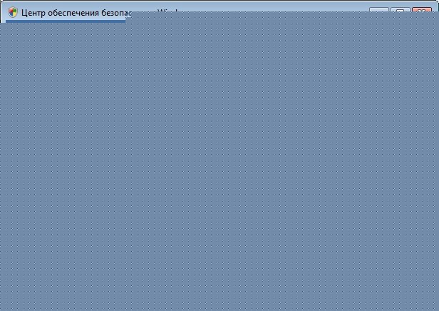 Центр обеспечения безопасности Windows Vista